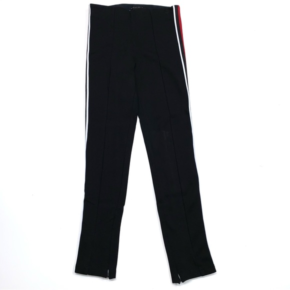 Sanctuary Track Sport Red Stripe Zipper Hem Pull on Ponte Pant Size Small - Picture 4 of 7